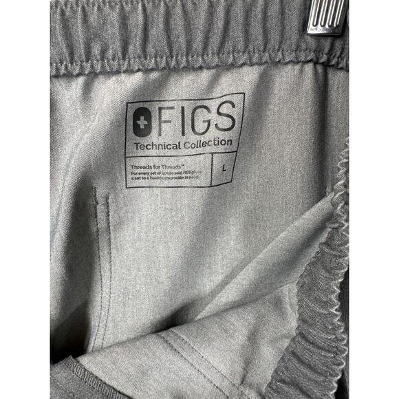 Figs TM3001 Cairo Cargo Scrub Pants Graphite Gray Men's Size L Straight Leg - Picture 10 of 12